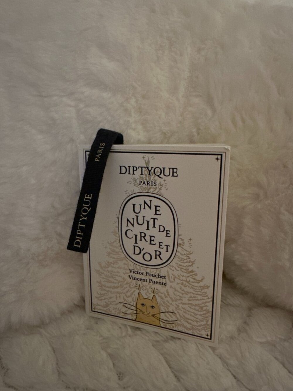 Diptyque Une Nuit de Cire et d'Or Mini Story Book Holiday 2025